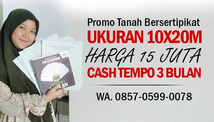 tanah kavling murah